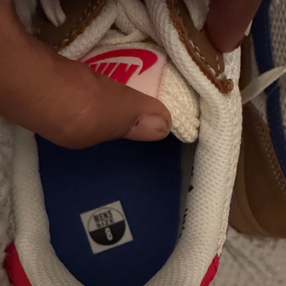 NEW NIKE Men's Field General Blue white red and Brown Sneakers size 8 men - Picture 9 of 16